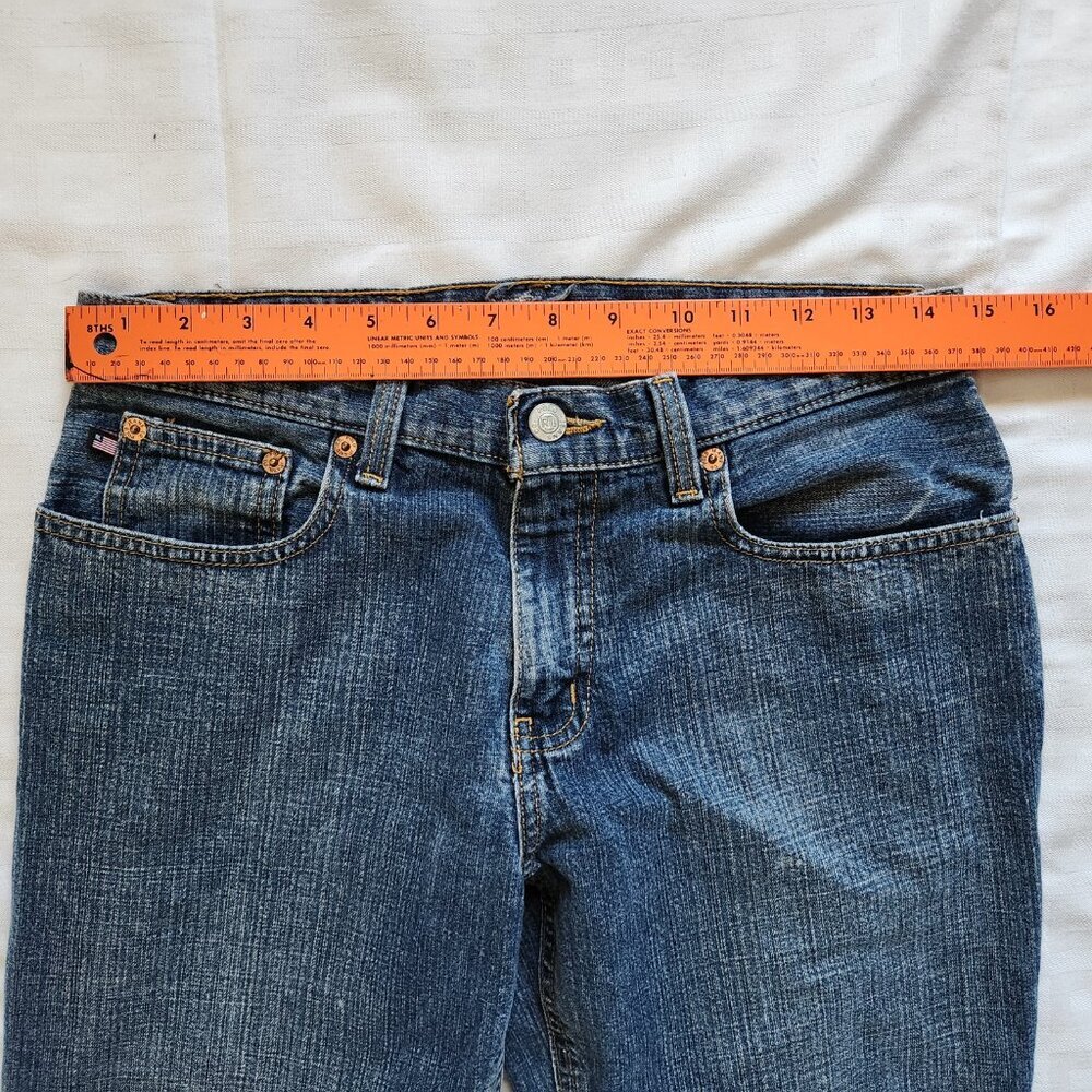 Vintage Polo Jeans Co Ralph Lauren Pants Boys Size 4 Denim Straight Leg Blue - Picture 6 of 9